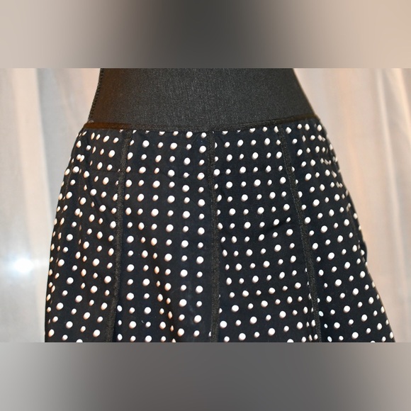 Nine West Polka Dot Skirt Size 8 - Picture 5 of 8